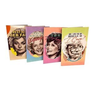 NEW Golden Girls Set of 4 Novelty Cards